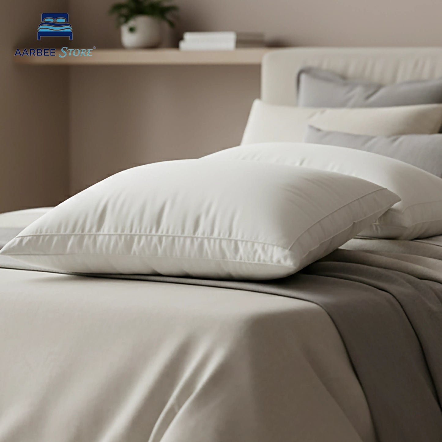 Hollow Fiber Pain Relief Pillow Aarbee Store