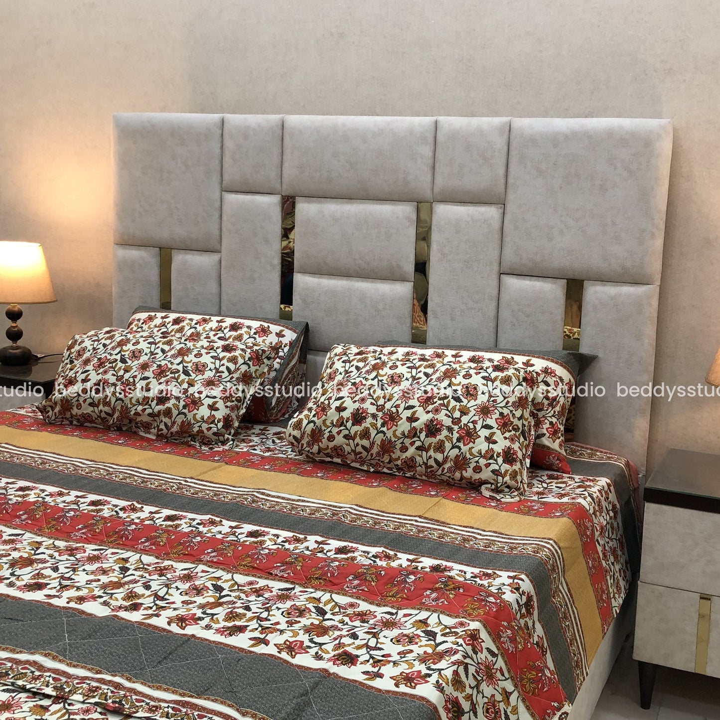 Tranquil- Quilted Comforter Set 6 Pcs